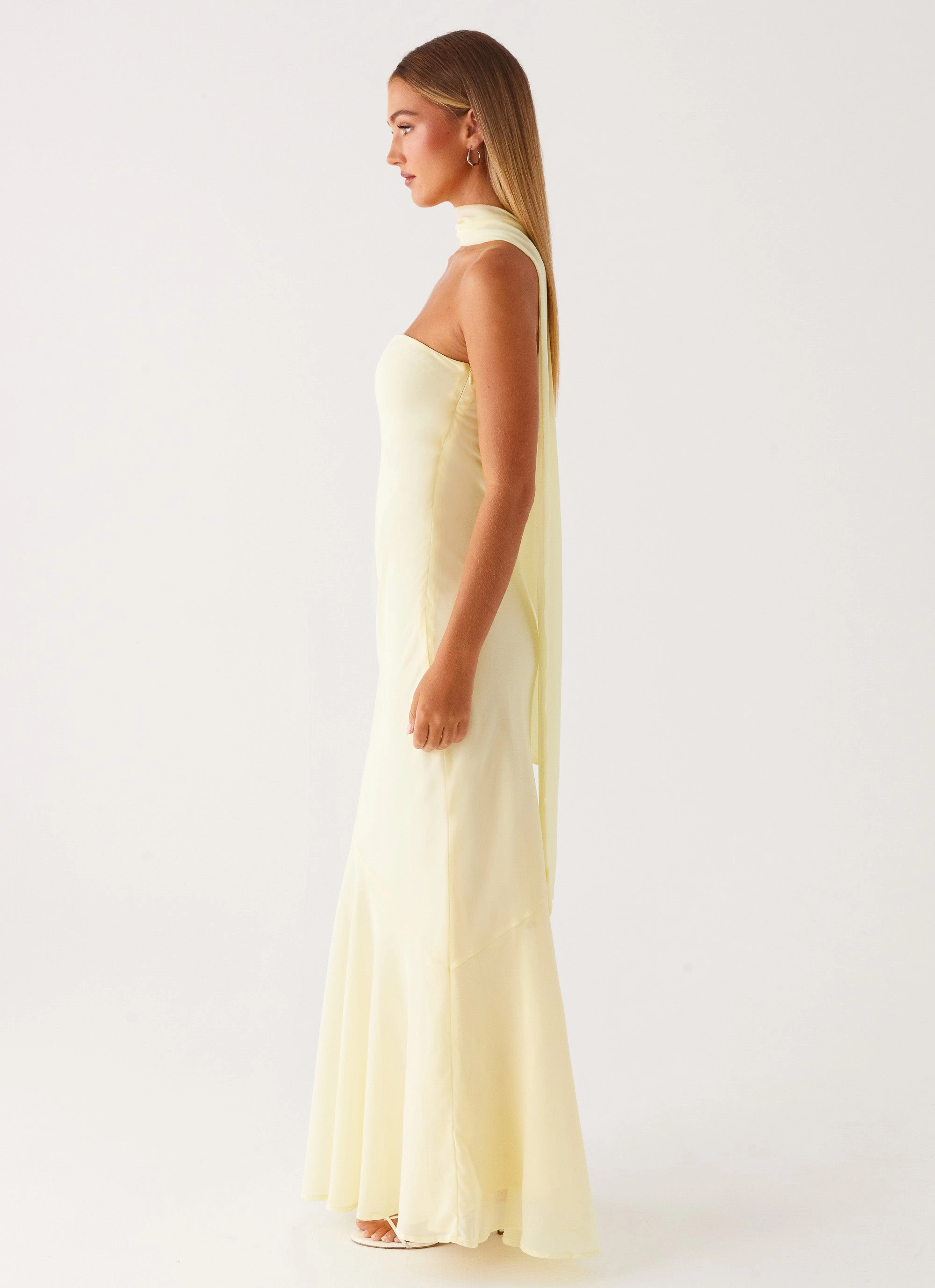 Under The Pagoda Maxi Dress - Yellow Chic Ensemble Petite Chic