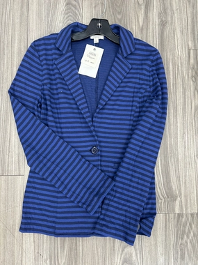 RubberizedTrim Jacket Other By Caslon In Blue, Size: Xs