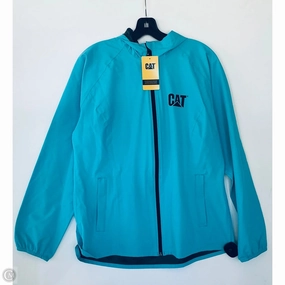 Breathable fabric tech Eco Friendly Textile Jacket Windbreaker By Port Authority In Blue, Size: L