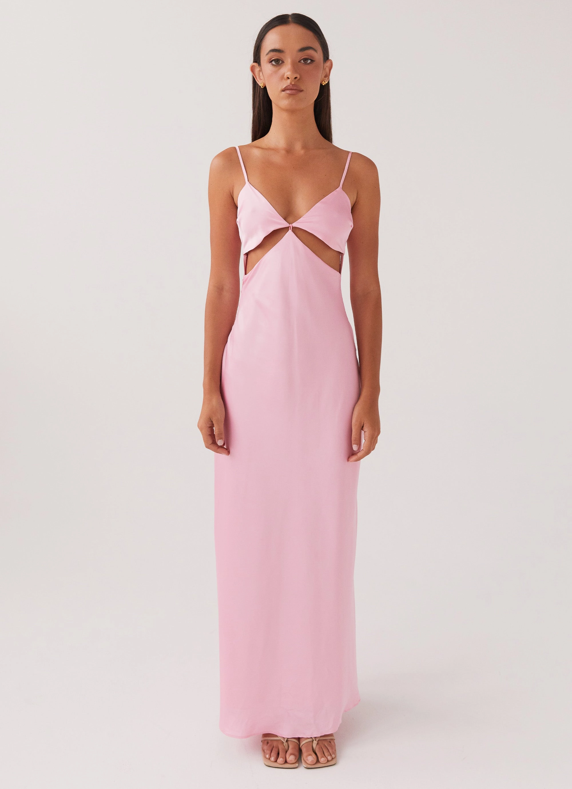 Pretty In Pink Maxi Dress - Rose Quartz Mood Casual Soft Vibes