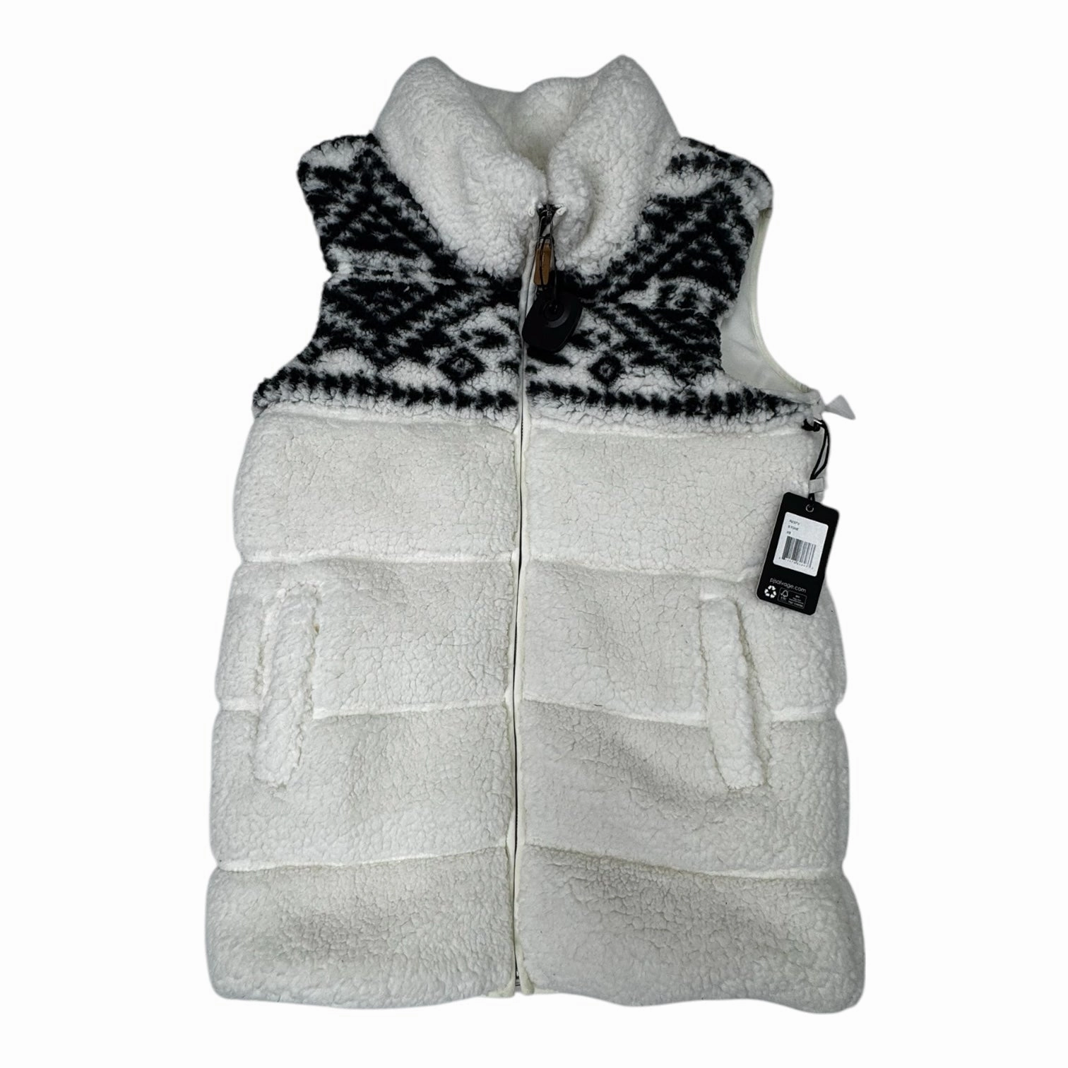 Quick Drying Vest Faux Fur & Sherpa By P.J.SALVAGE In Multi-colored, Size: Xs