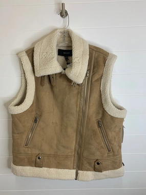 Classic Fit Cut Vest Faux Fur & Sherpa By Vera Moda  Size: Xl