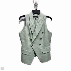 Classic Ribbed Cuffs Vest Other By White House Black Market In Green, Size: 6