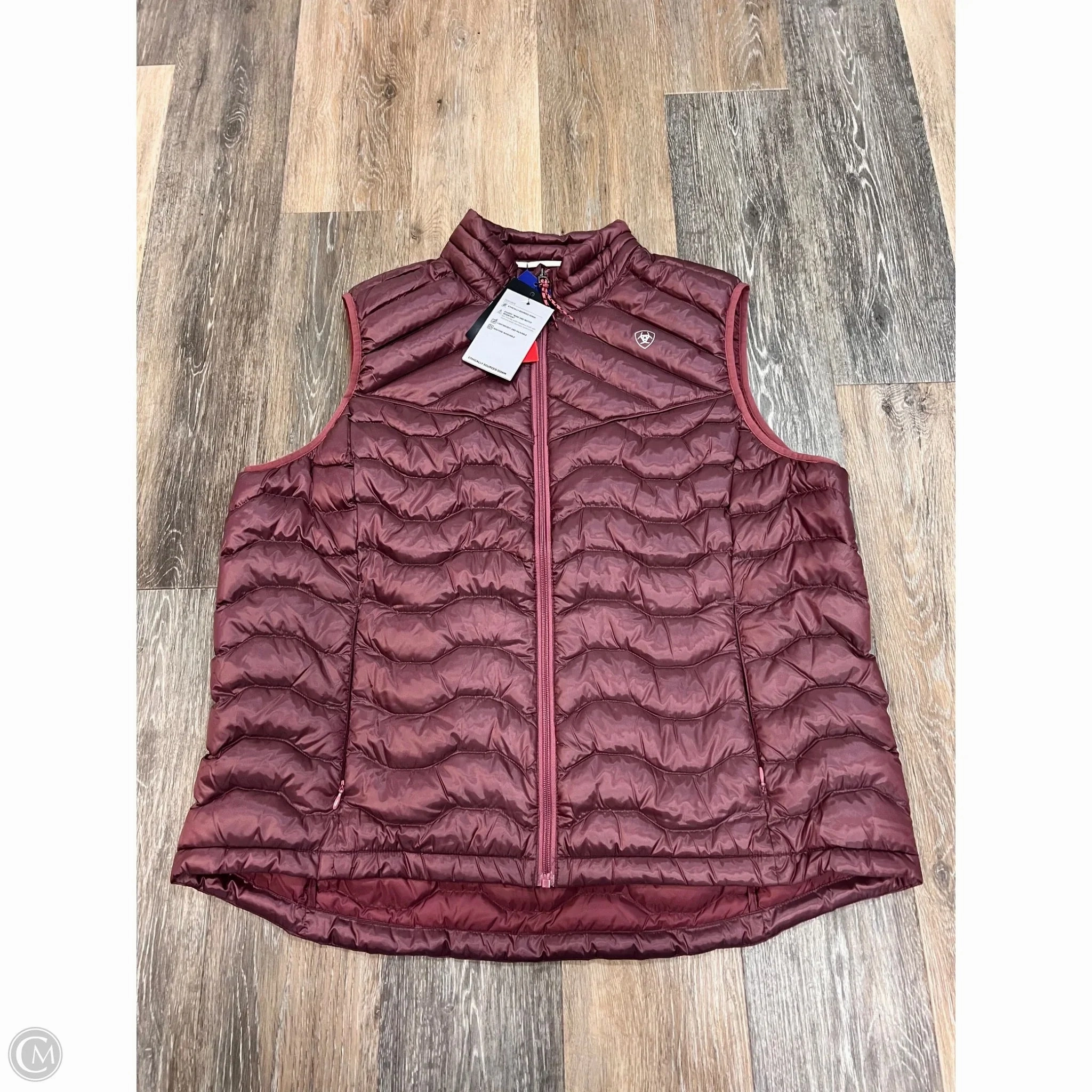 Warm Lining Vest Puffer & Quilted By Ariat In Purple, Size: Xxl