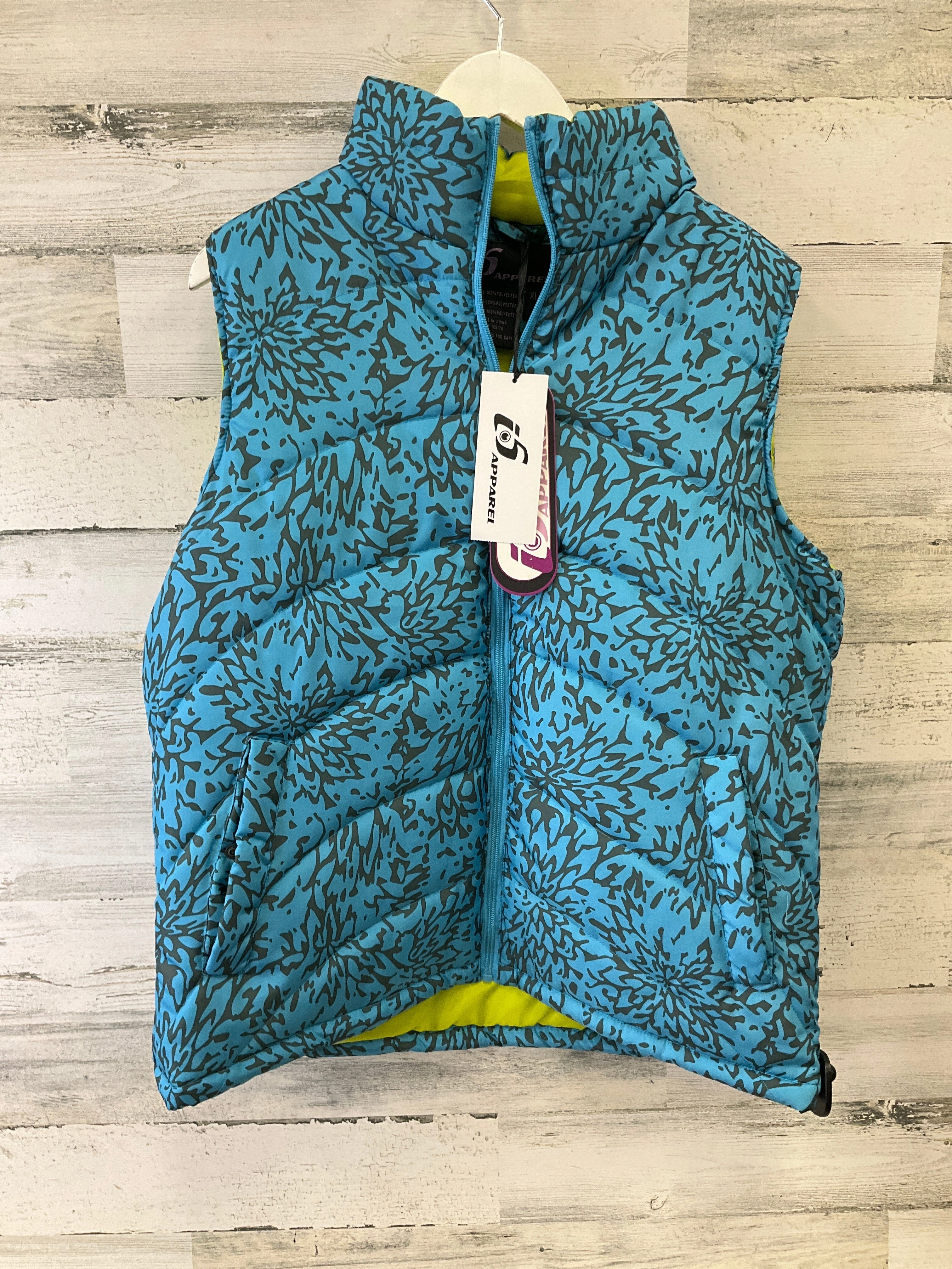 Vest Puffer & Quilted By Clothes Mentor In Blue, Size: Xl Recycled Polyester