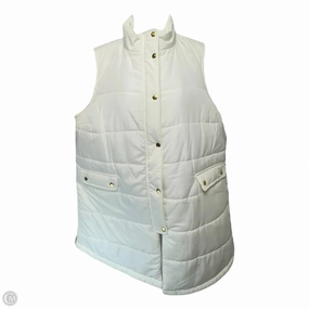 Temperature Regulating Fill Quick drying material Vest Puffer & Quilted By Crown And Ivy In White, Size: 2x
