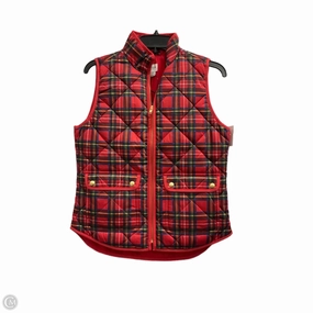 Vest Puffer & Quilted By J. Crew In Red, Size: Xs NonChafing Seam Placement High Loft Insulation