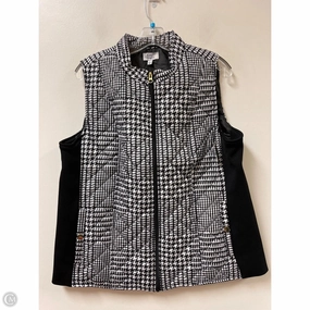 Vest Puffer & Quilted By Kim Rogers In Black, Size: L Breathable fabric tech