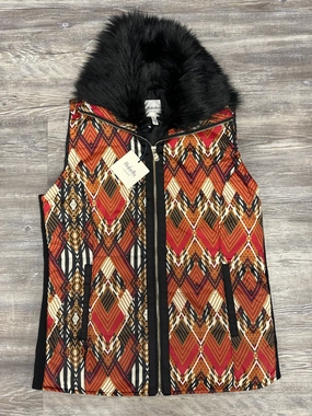 Comfort Focused Design Vest Puffer & Quilted By Rafaella In Red, Size: L