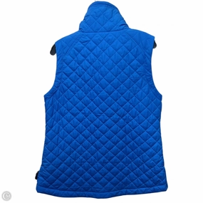 Comfortable lining Quick Dry Fabric Technology Vest Puffer & Quilted By Talbots In Blue, Size: M