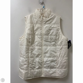 Vest Puffer & Quilted By Woman Within In Cream, Size: 2x BondedSeams Layer Up Style