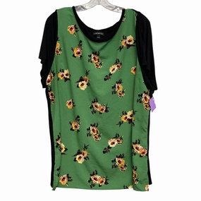 Top Ss By Lane Bryant In Green, Size:1X Light and Comfortable