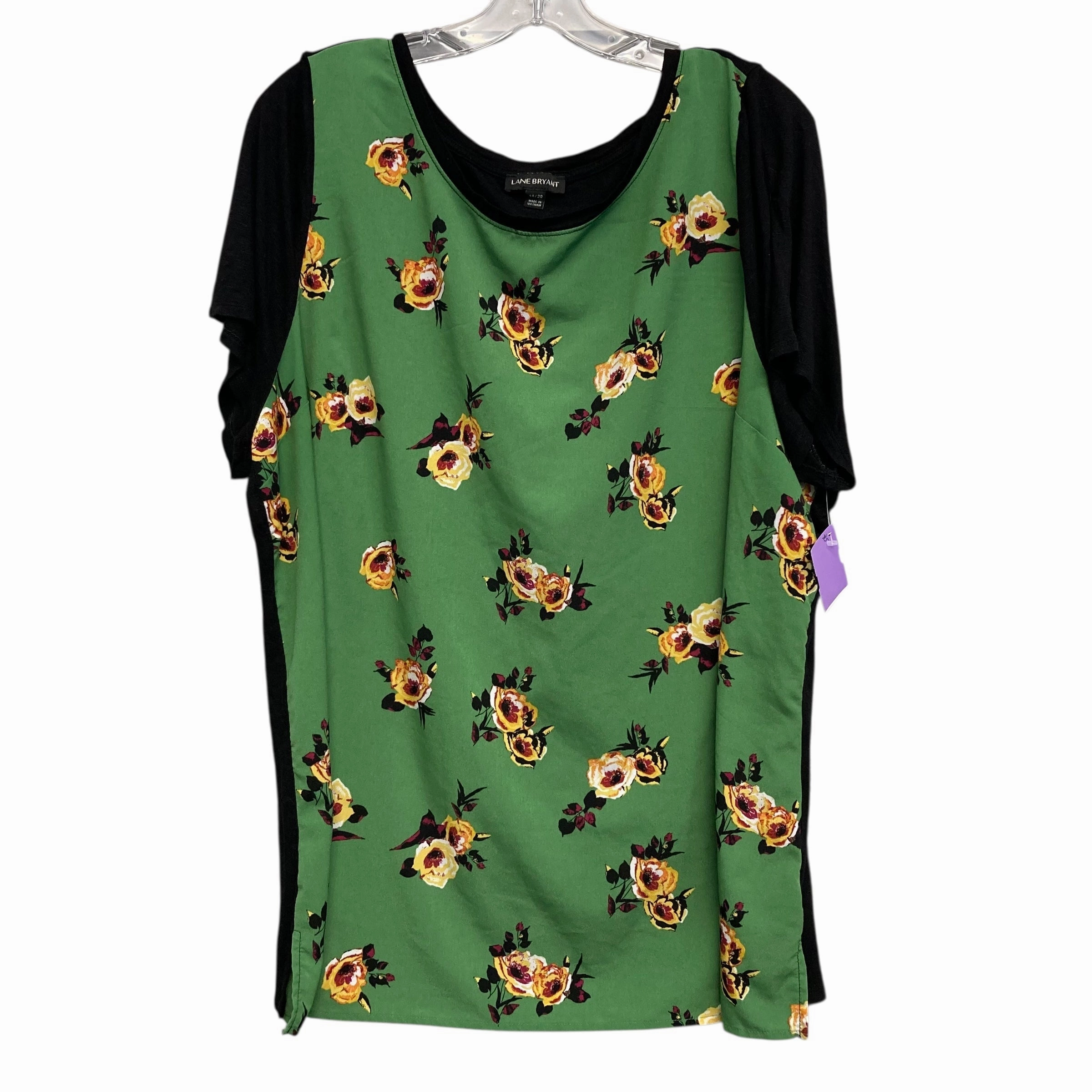 Top Ss By Lane Bryant In Green, Size:1X Light and Comfortable