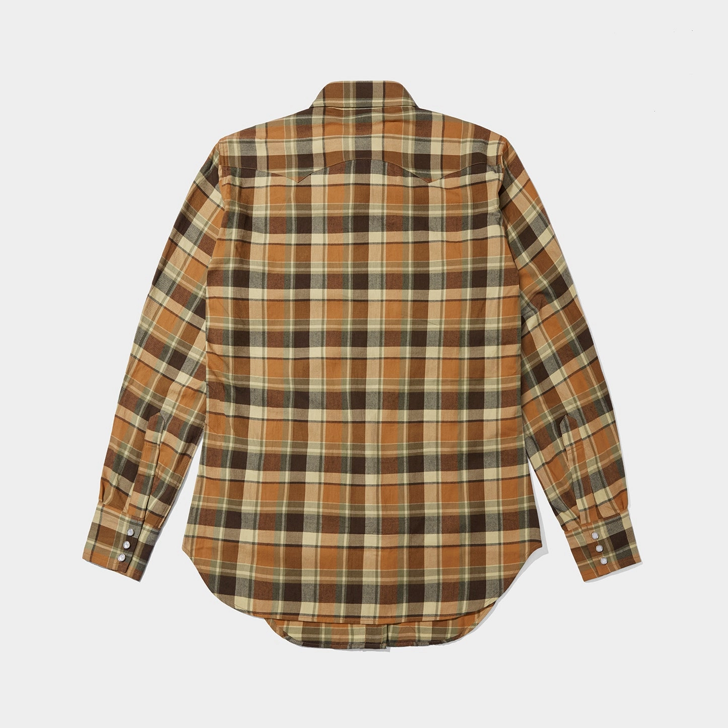 Sawtooth Westerner Brown Check Simple Style No Chafe Edging