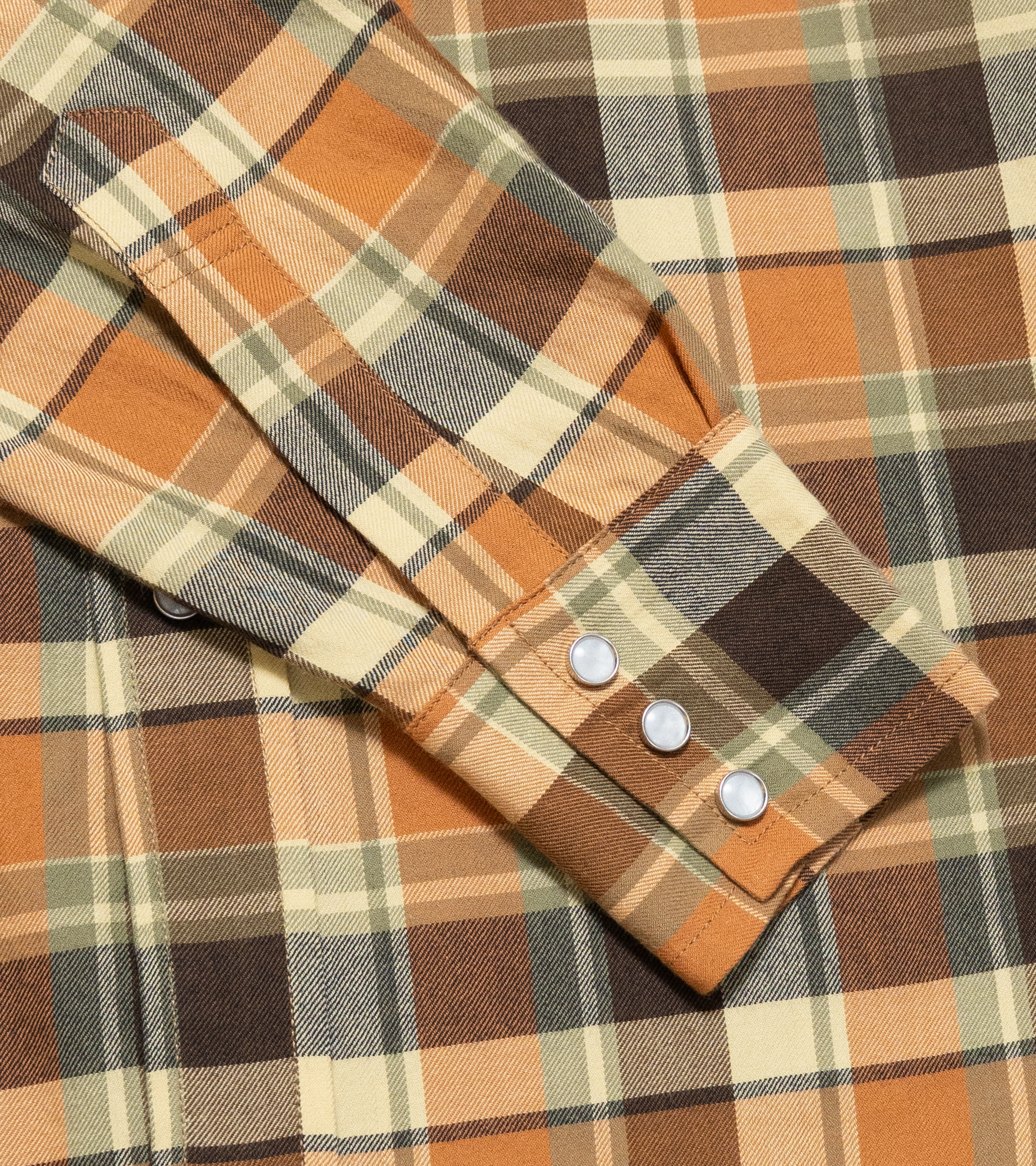 Simple Fit Sawtooth Westerner Brown Check