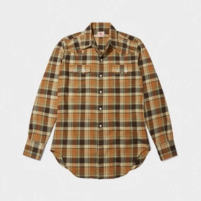 Sawtooth Westerner Brown Check Classic Comfort