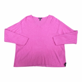 Sweater Designer By Eileen Fisher In Pink, Size:S Premium Cotton Blend