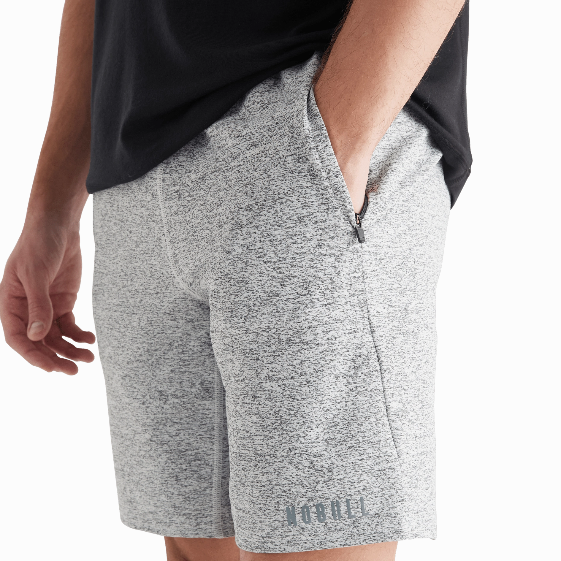 Men's Lightweight Knit Short 9" Slim Waistband Unique Piece