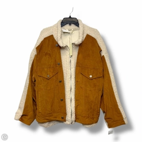 Jacket Faux Fur & Sherpa By Blanknyc In Tan, Size: L Extended Coverage Travel Wardrobe