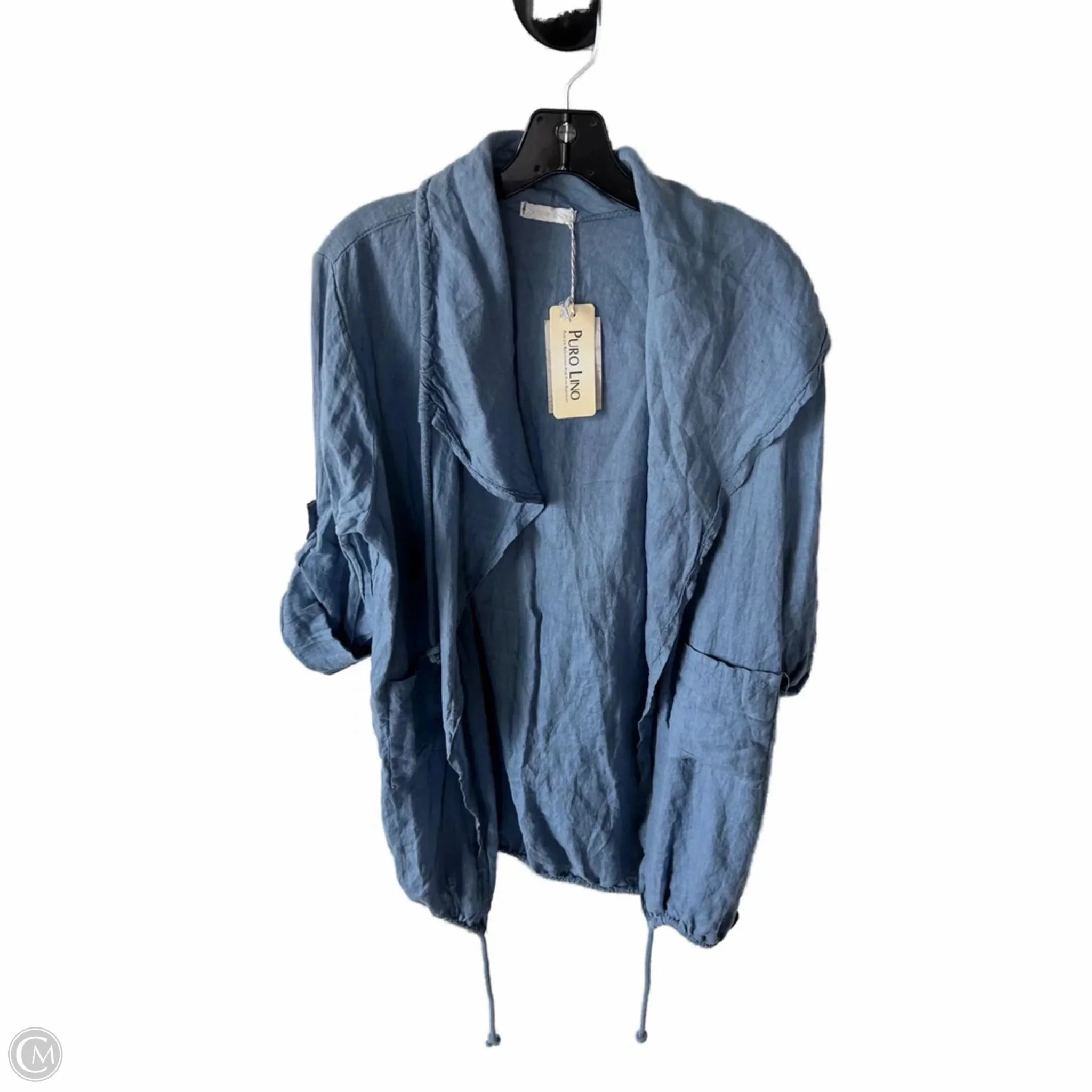Jacket Utility By Clothes Mentor In Blue, Size: M Eco Friendly Production