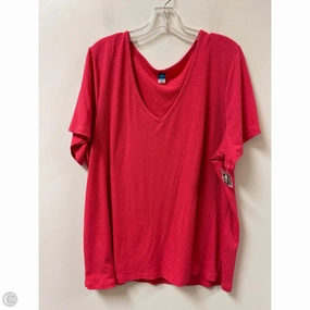 Top Short Sleeve By Old Navy In Pink, Size: 1x Fit For All Playful Vibes