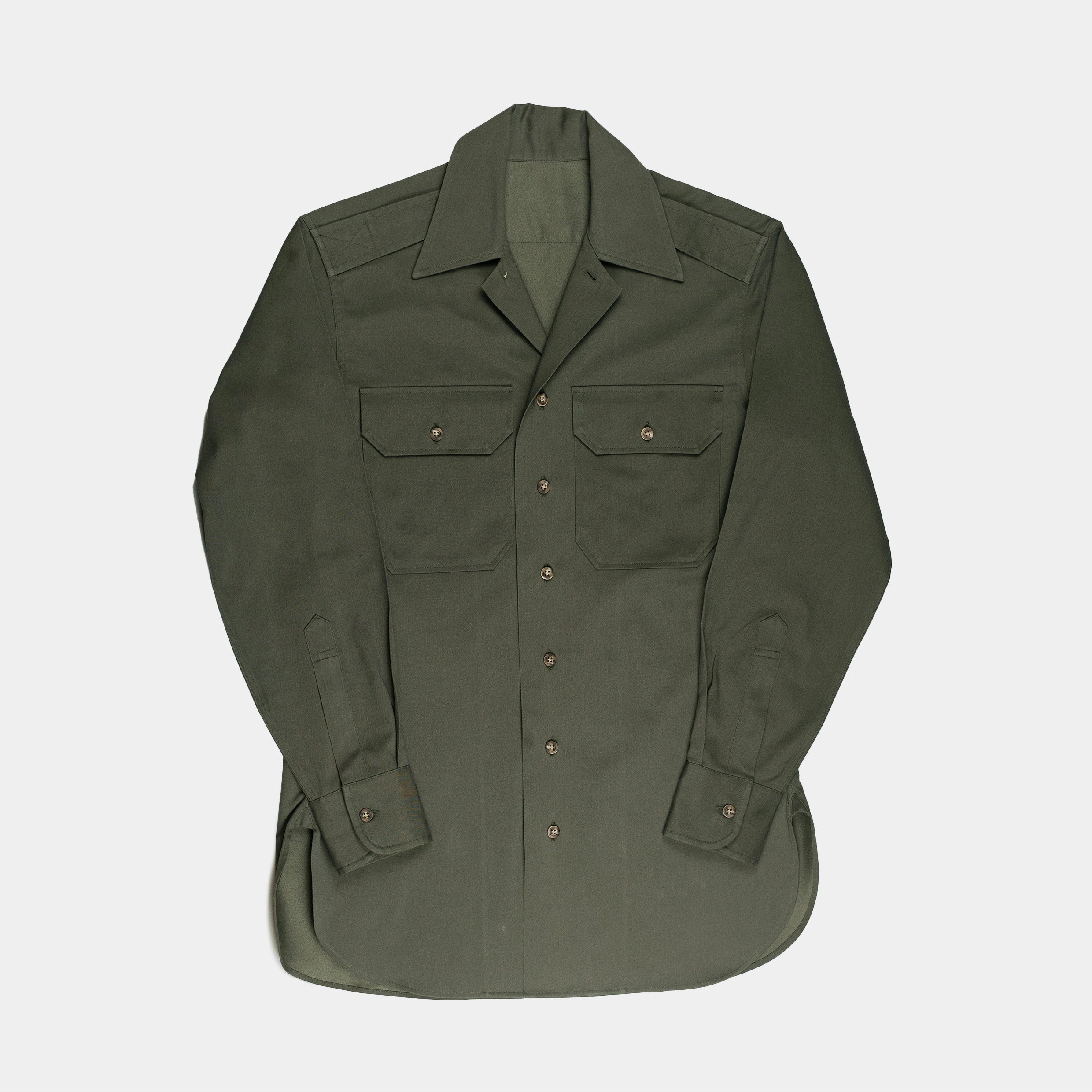 Officer Shirt Olive Everyday Layer Performance Fabric