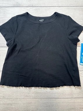 Top Short Sleeve Basic By Old Navy In Black, Size: Xl Comfy Touch