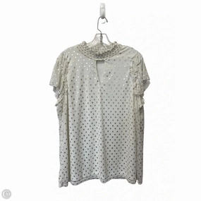 Weekend Comfort Top Short Sleeve By Clothes Mentor In Polkadot Pattern, Size: 3x