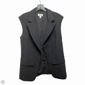 Longline Raw Shoulder Vest By Open Edit In Black, Size: S Enhanced Edge Binding