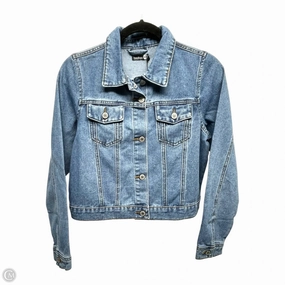 Jacket Denim By Boohoo Boutique In Blue Denim, Size: 6 Noise Reduced Fabric Anti Pilling Texture