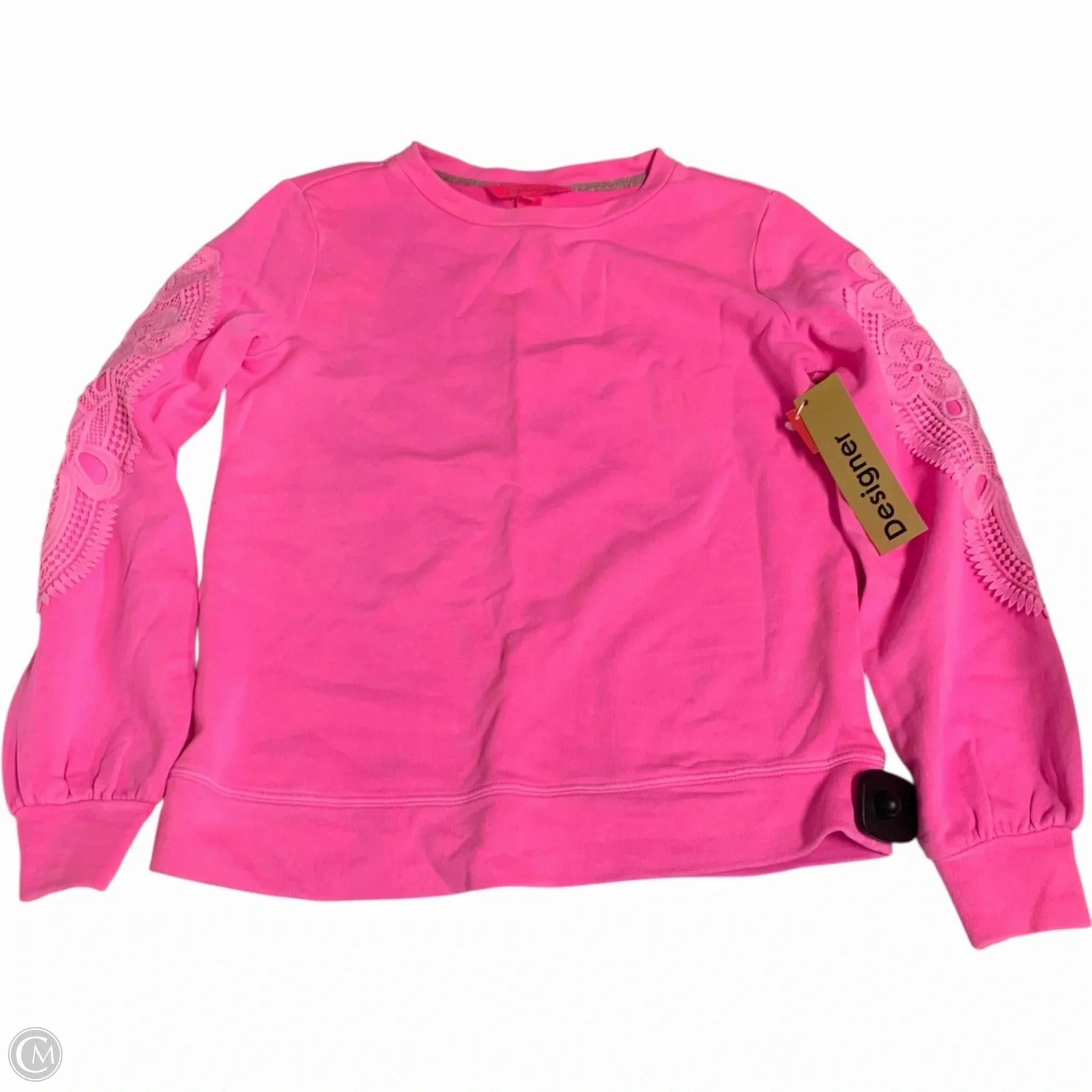 High Twist Yarn Structure Sweater Designer By Lilly Pulitzer In Pink, Size: Xxs