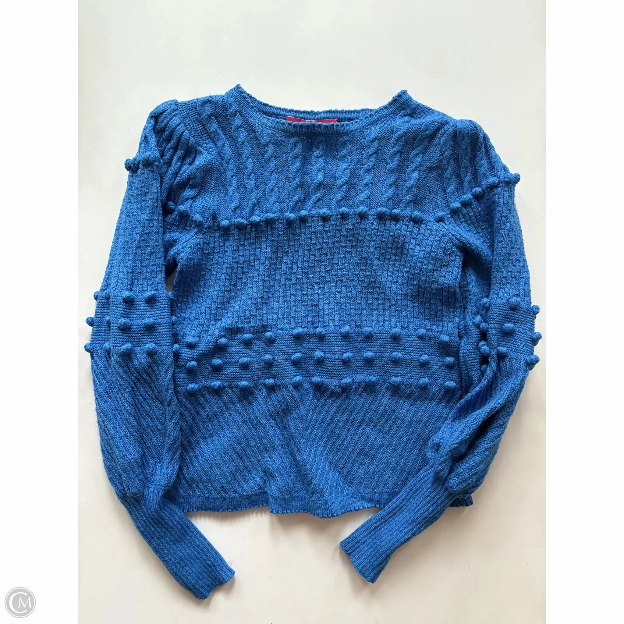 Sweater Designer By Lilly Pulitzer In Blue, Size: Xs Cozy Stretch Fit