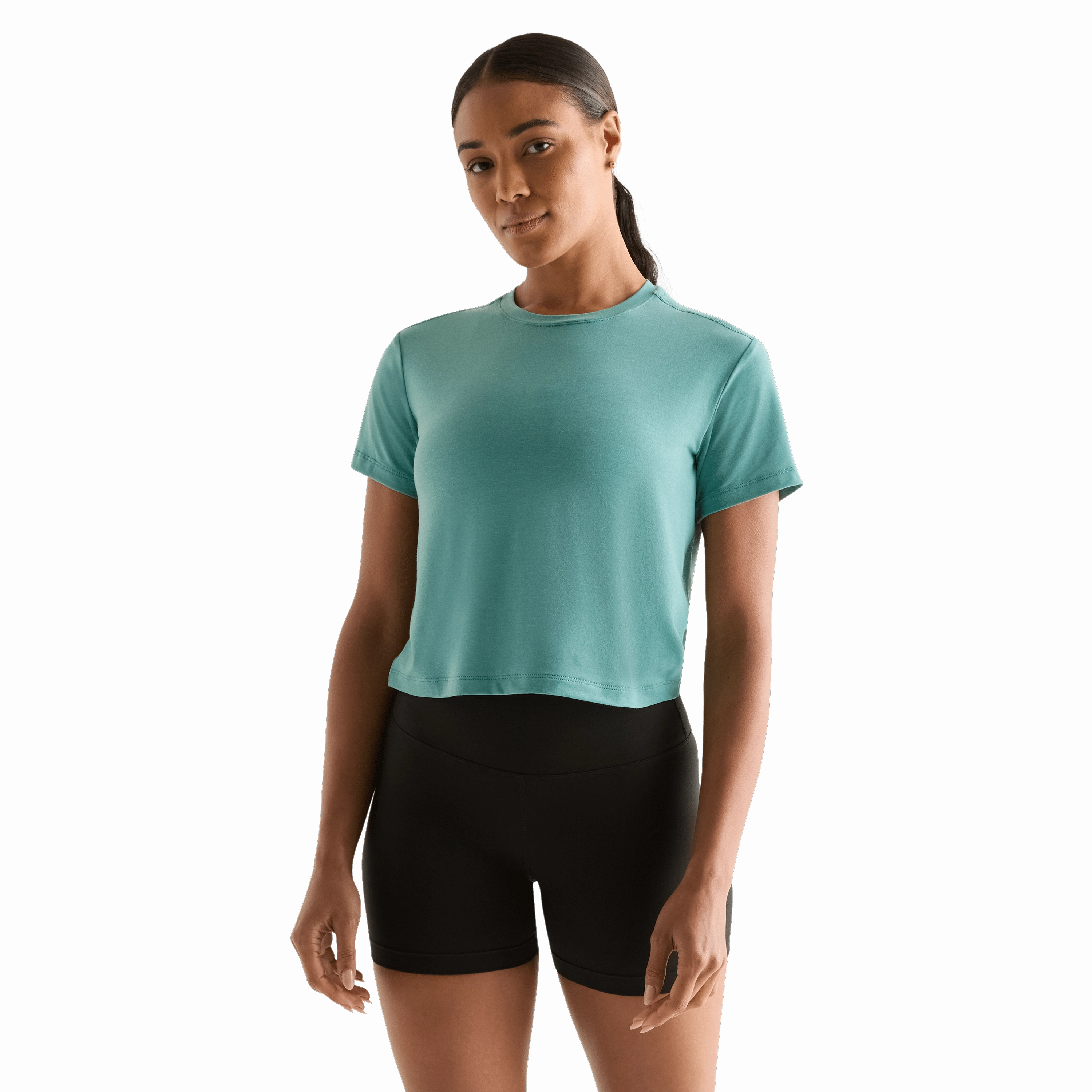 Women's Boxy Tee RecycledPolyester Durable Reinforced Shoulders
