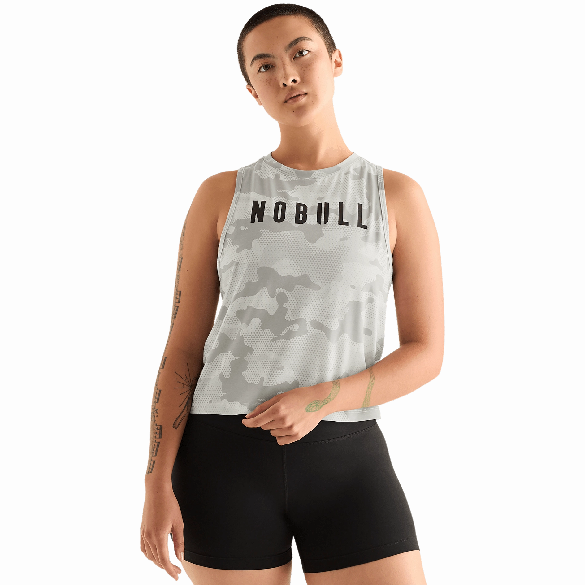 Cool Weather LayeredDurability Women's Camo NOBULL Muscle Tank