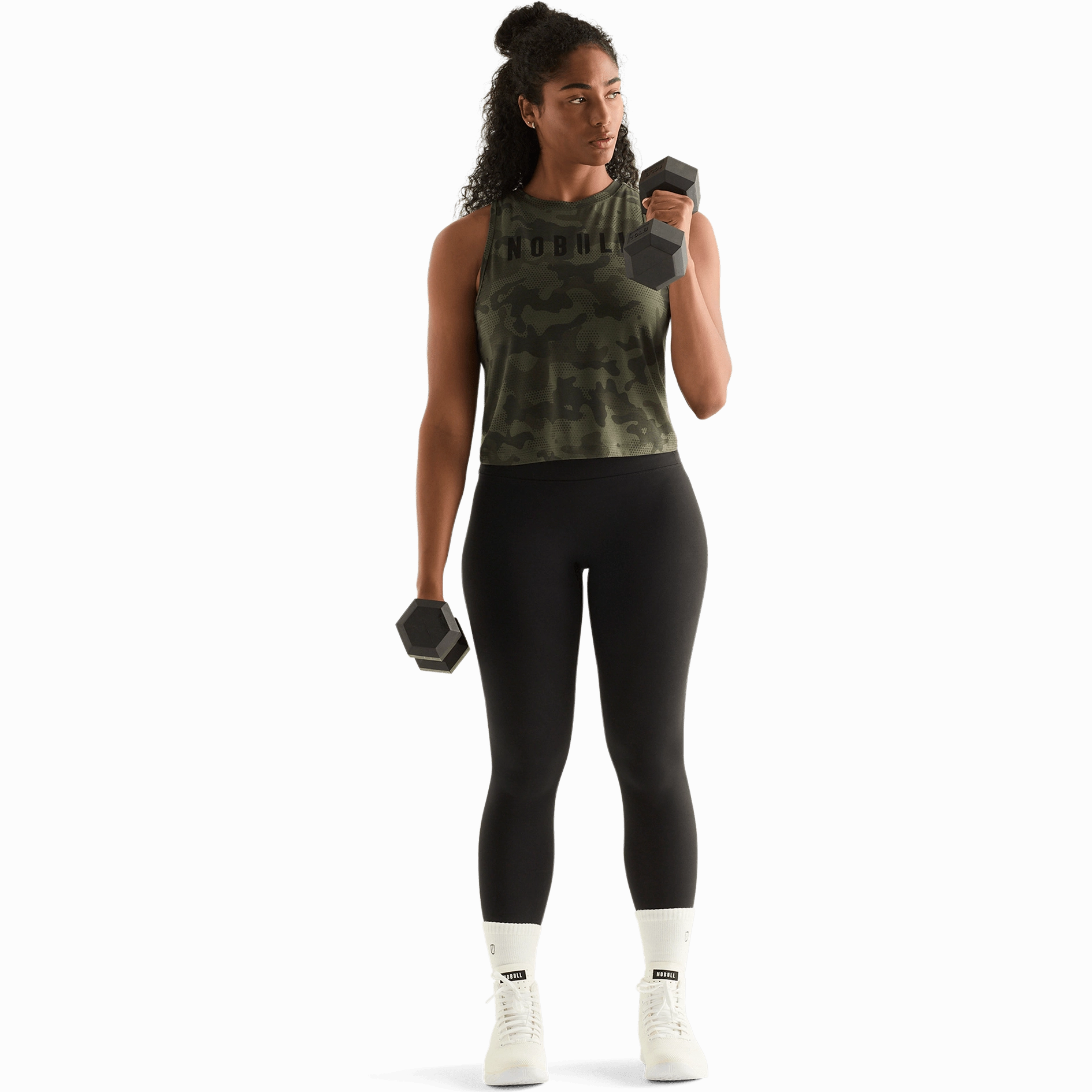 Interlock Weave Women's Camo NOBULL Muscle Tank