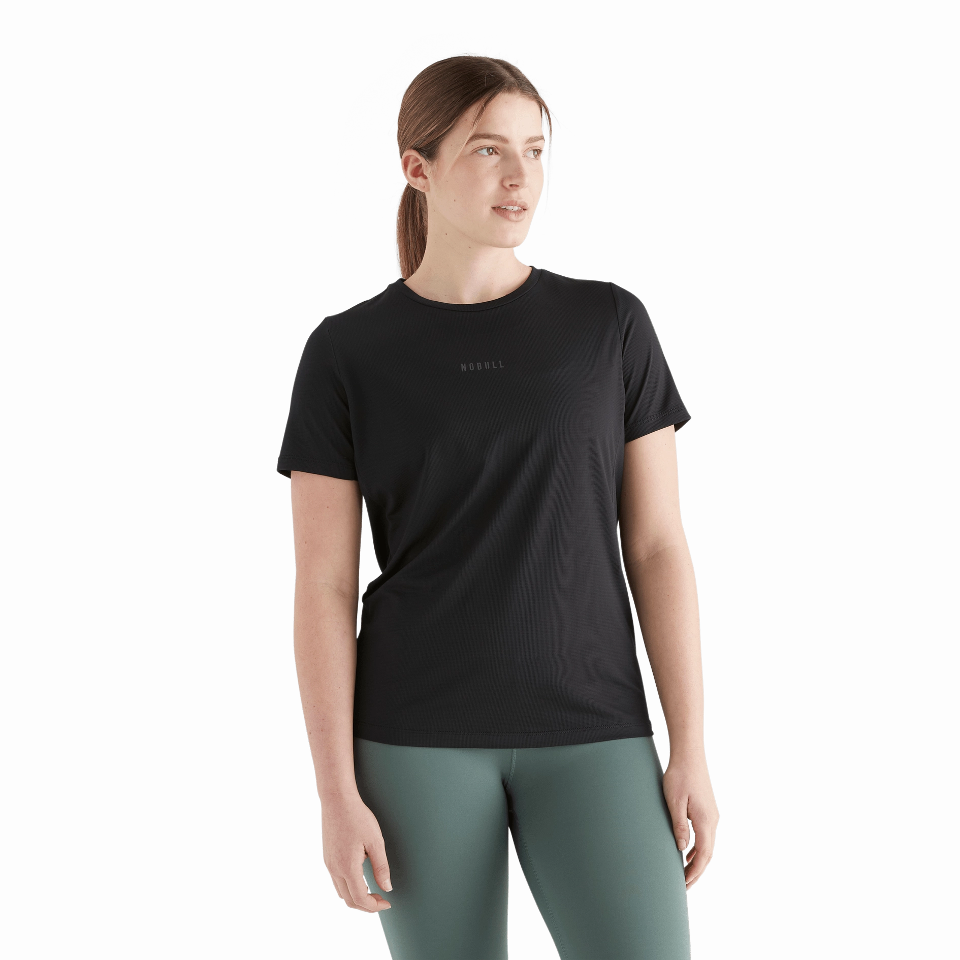 Non Restrictive Armhole Cut Women's Deltapeak? Micro Textured Tee
