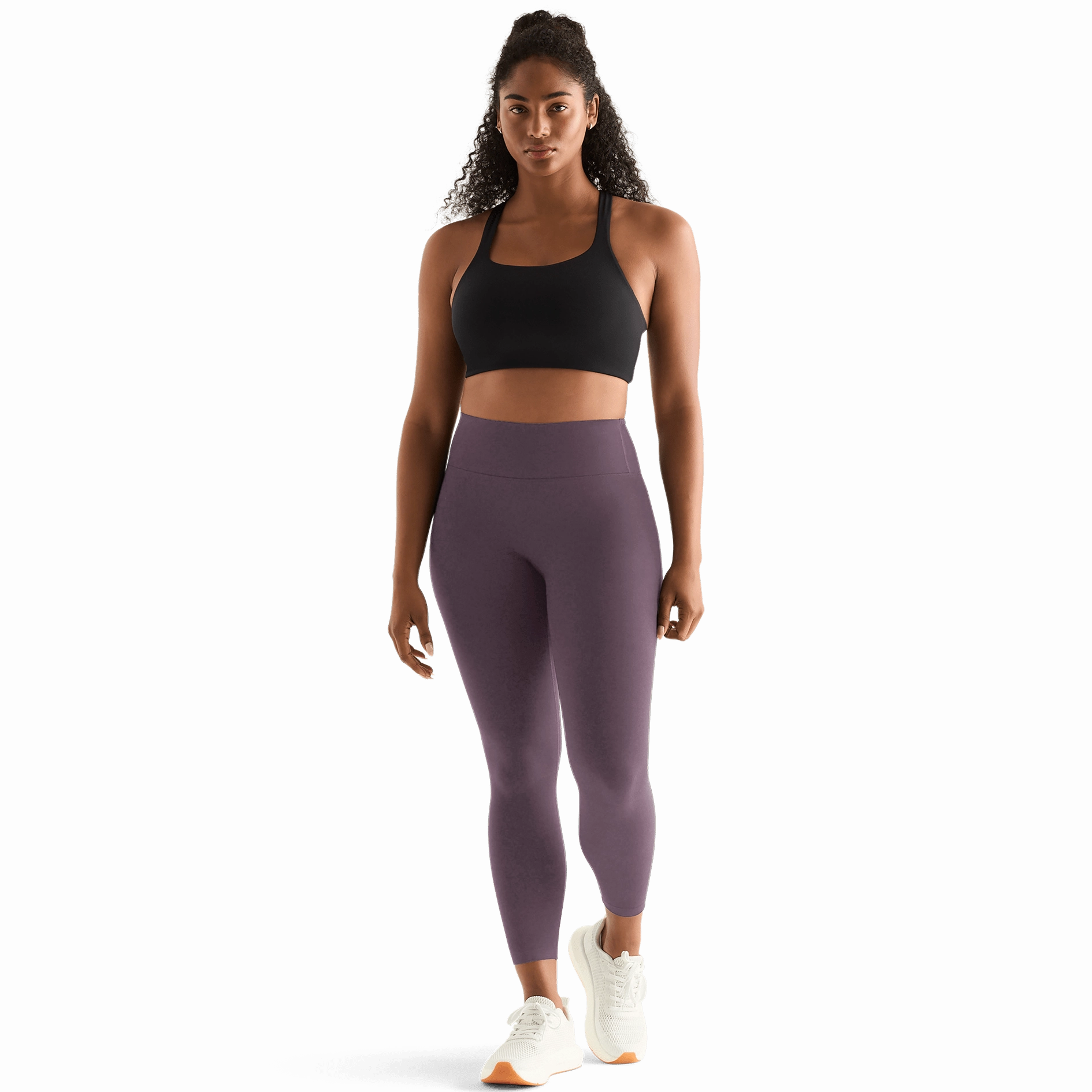 For Teens Lightweight Material Women's High-Rise Matte Tight 25"