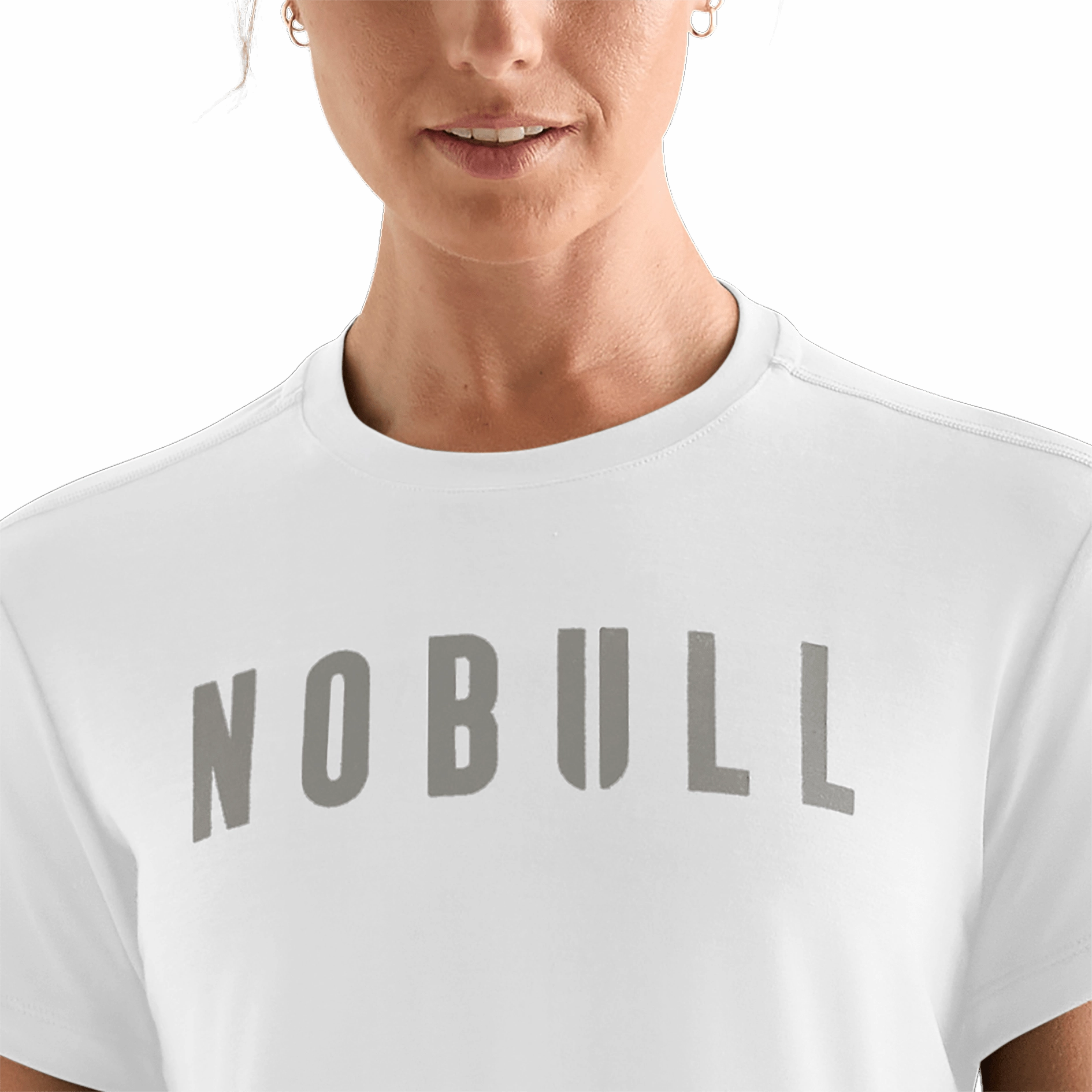 Hidden Zipper Pocket EasyCareFabric Women's NOBULL Boxy Tee