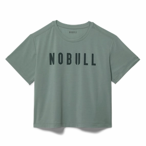 Women's NOBULL Boxy Tee Printed Hoodie HighStretchElastic