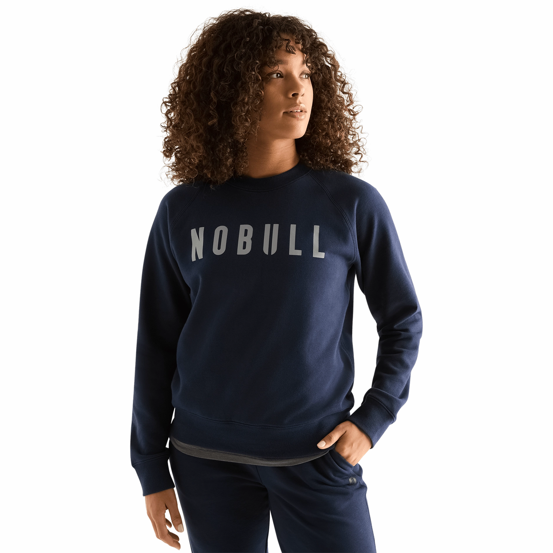 Women's NOBULL Crew product tag identification