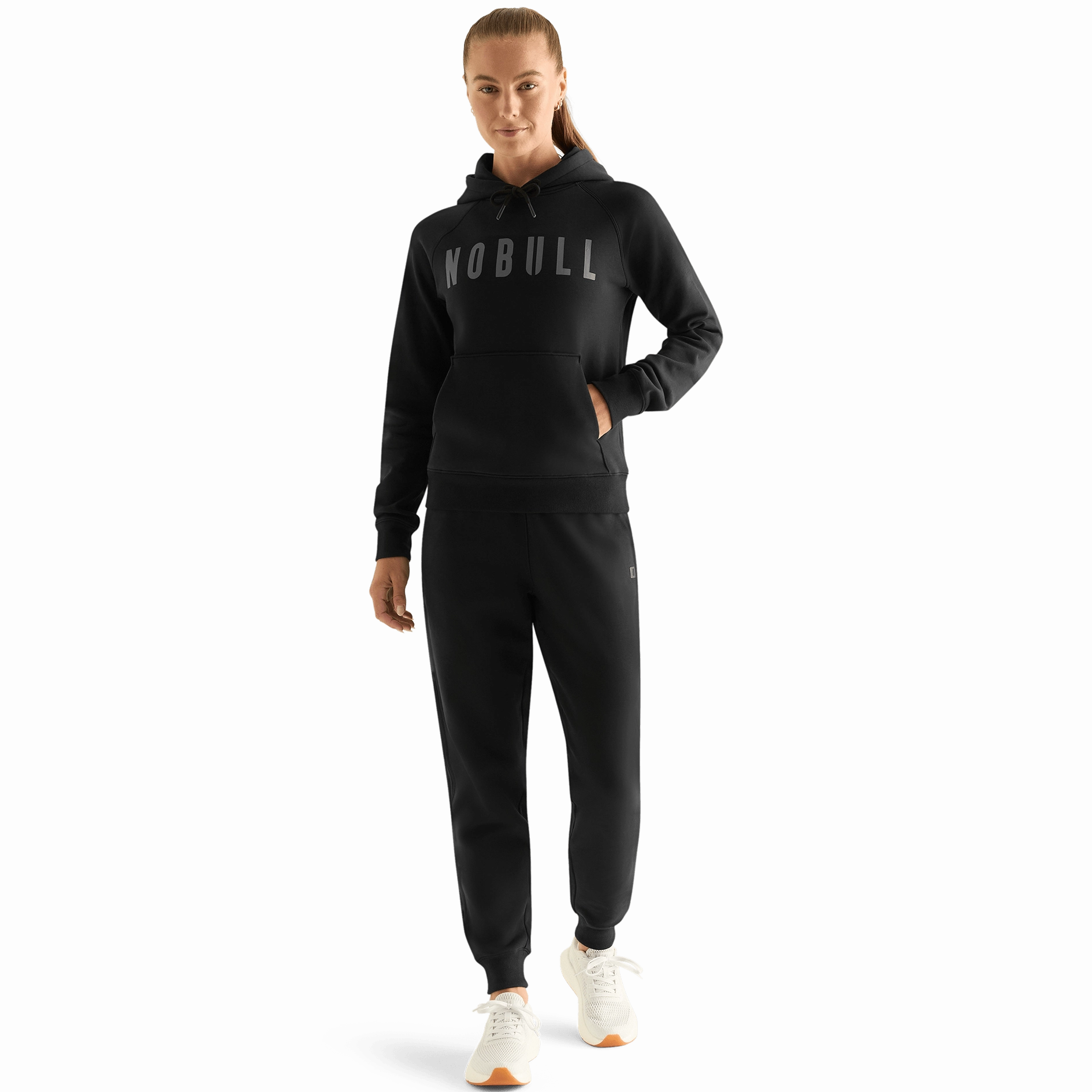 Women's NOBULL Hoodie Front Pocket product thermal lining insulation