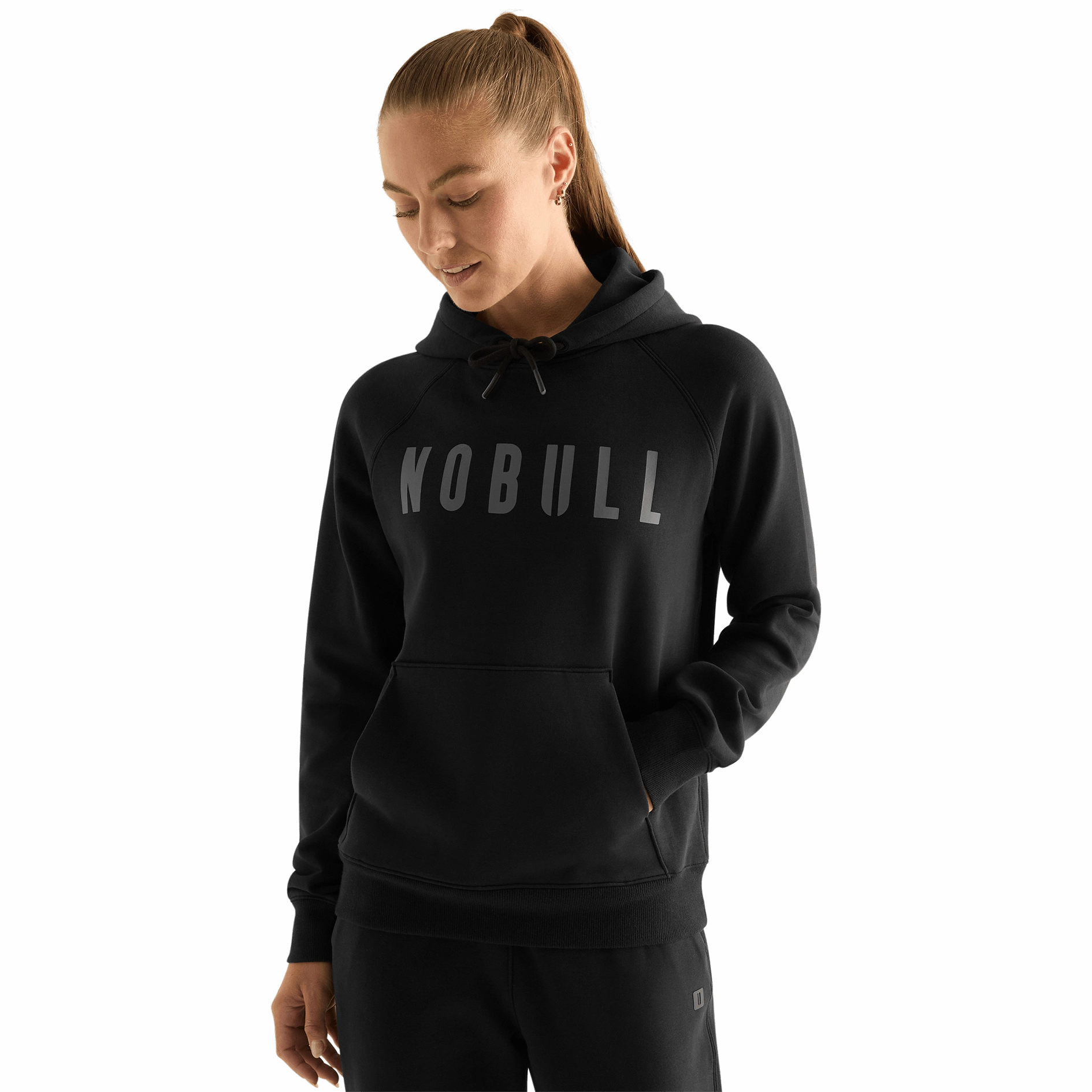 Women's NOBULL Hoodie appropriate for weekdays loop accents