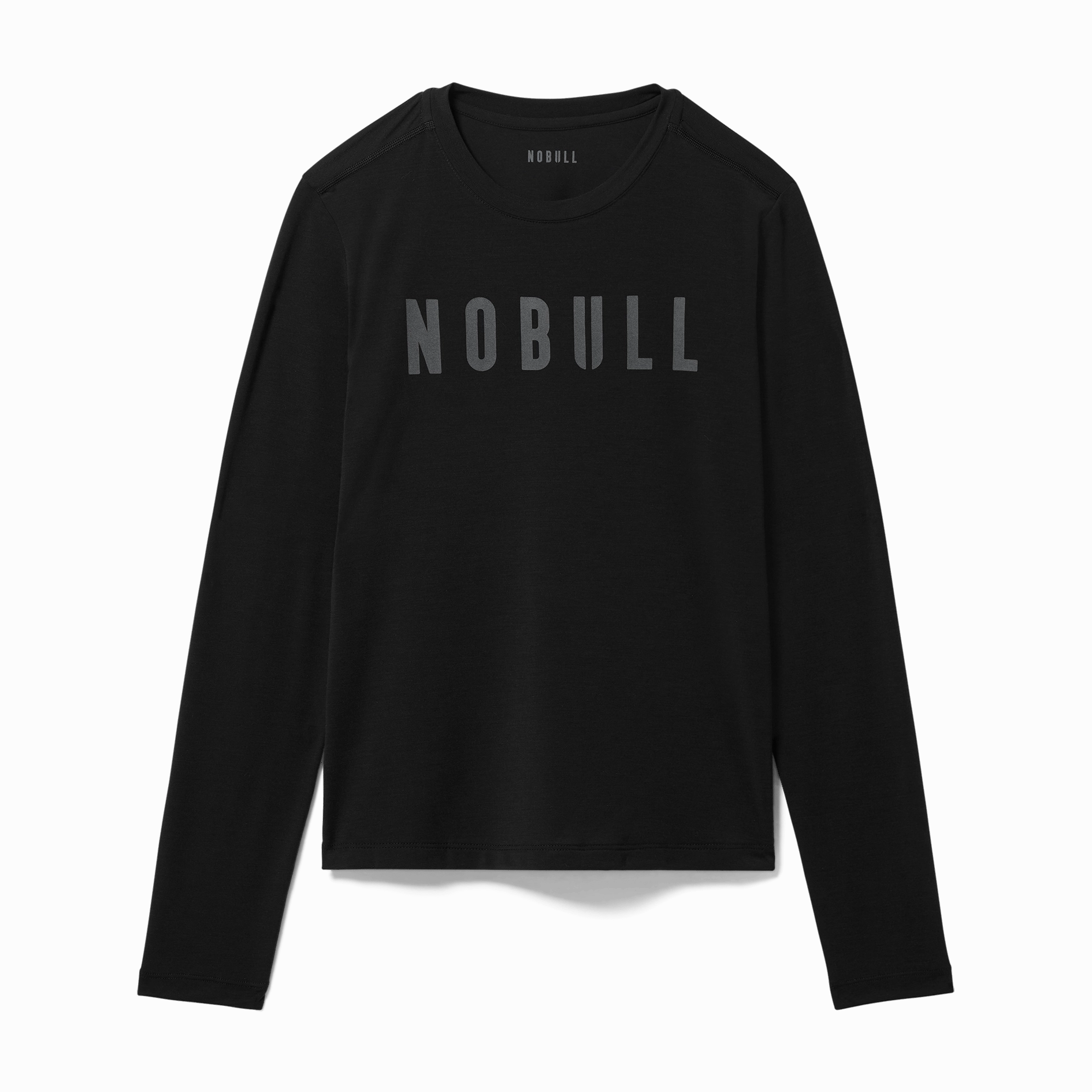 Women's NOBULL Long Sleeve Tee DoubleStitched Hem YarnDye Technique