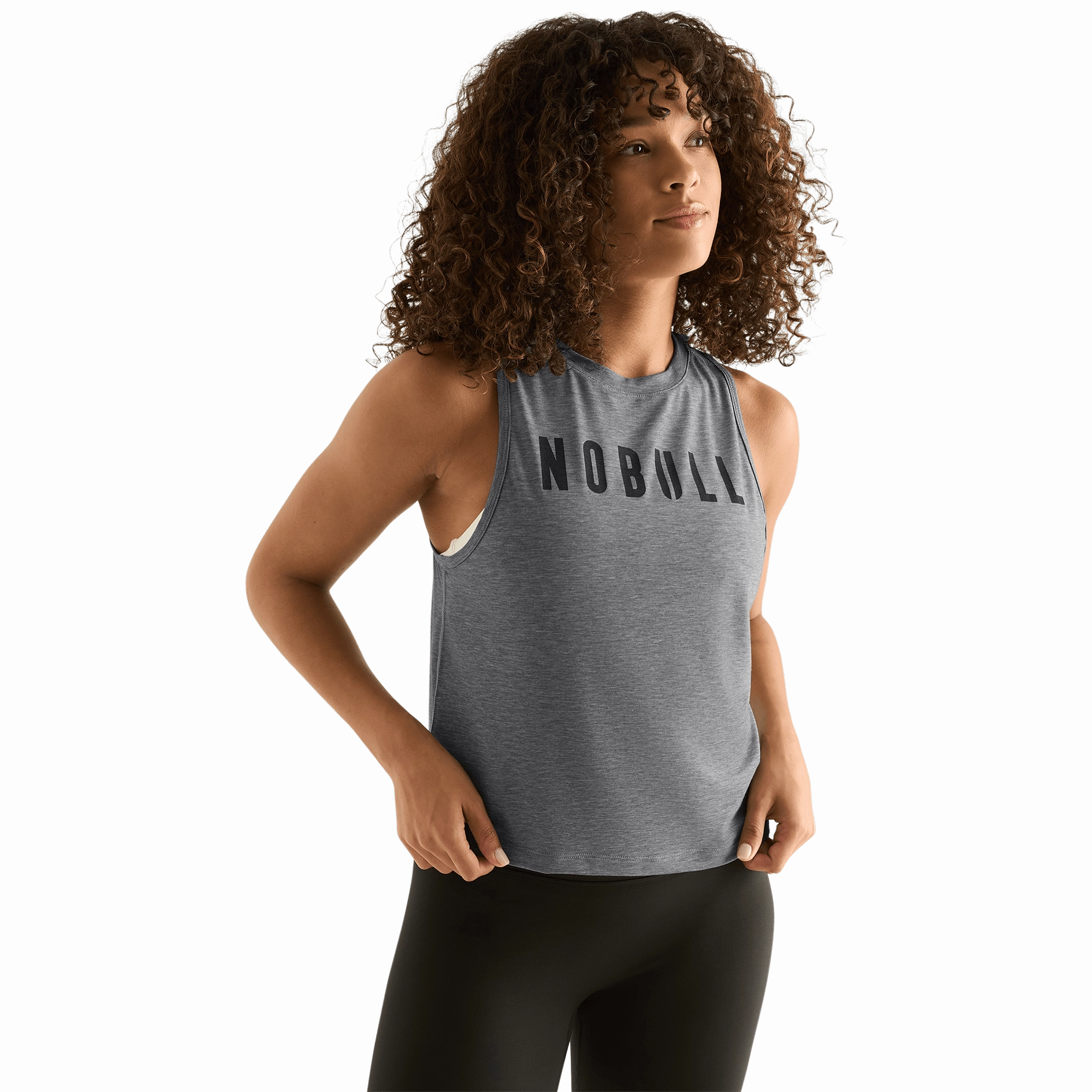 Women's NOBULL Muscle Tank Two Tone Texture Effect