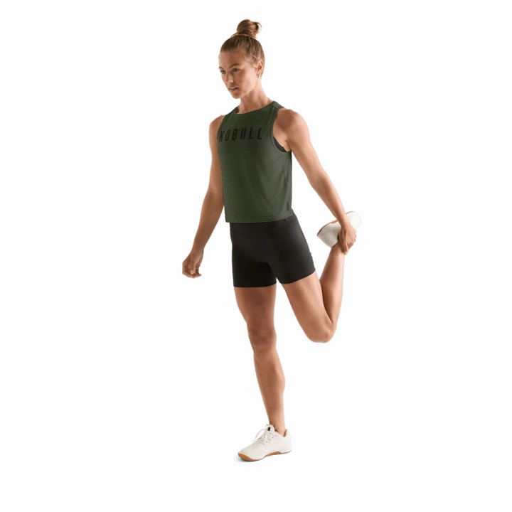 Breathable Underarm Gussets ZipClosure Women's NOBULL Muscle Tank