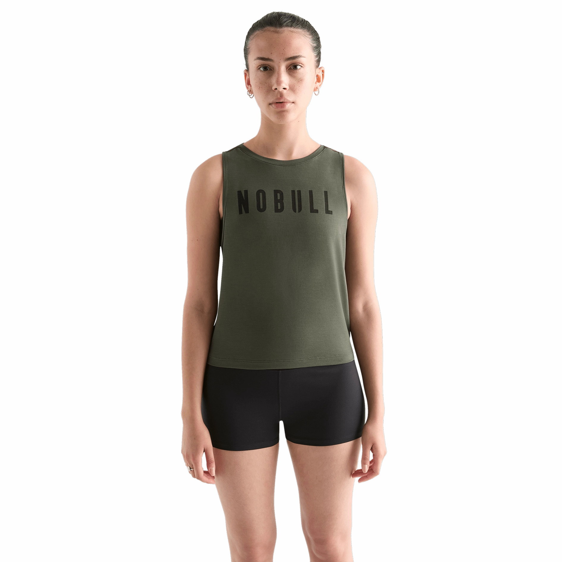Breathable Lining Rubberized grip Women's NOBULL Muscle Tank