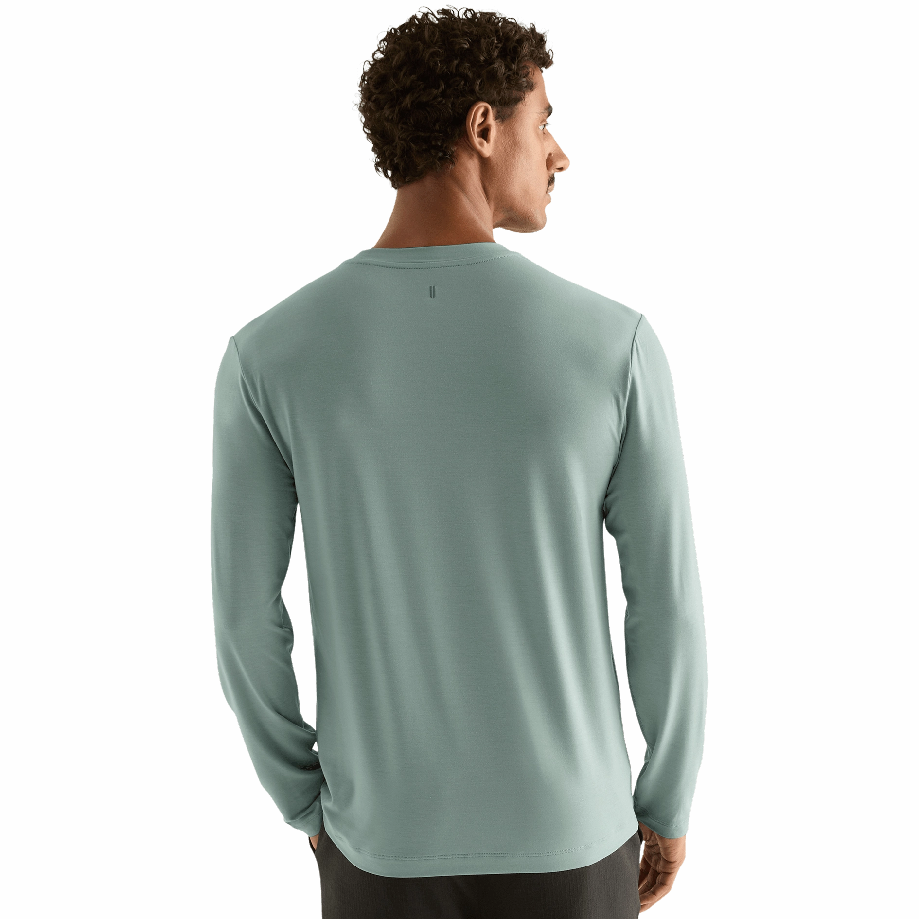 Ribbed Hem Men's NOBULL Long Sleeve Tee