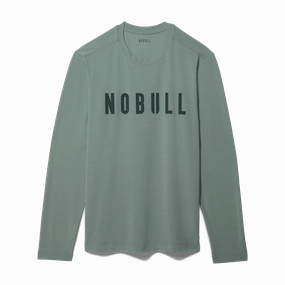 StaticResistantFabric Fashionable Tank Men's NOBULL Long Sleeve Tee