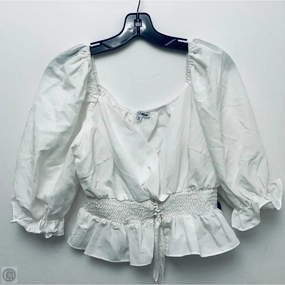 Casual Wearable Comfy Top Top Short Sleeve By Fashion Nova In White, Size: 2x