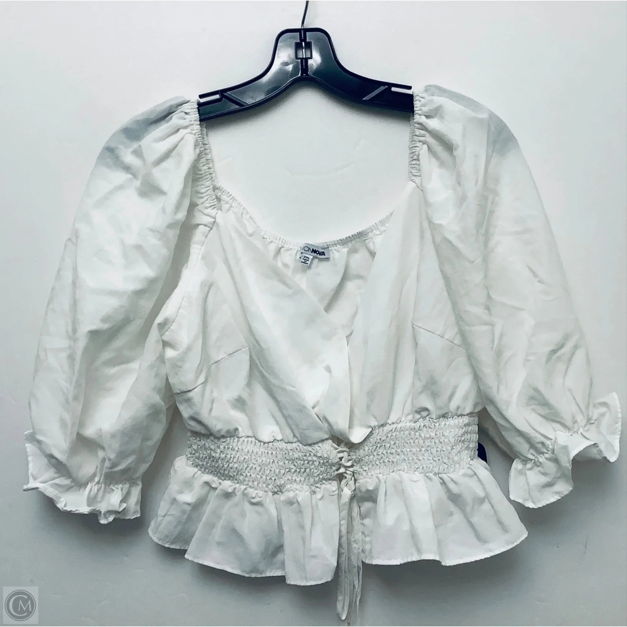 Casual Wearable Comfy Top Top Short Sleeve By Fashion Nova In White, Size: 2x